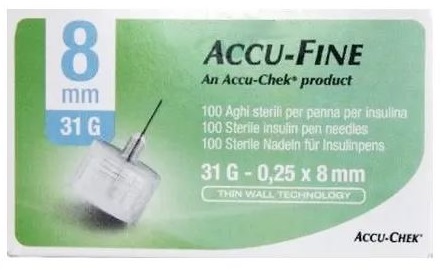 Accu-fine Ago G31 8mm 100pz