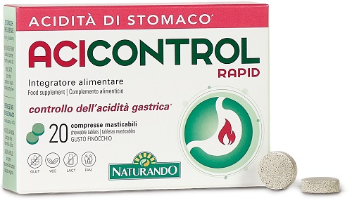 Acicontrol Rapid 20cpr