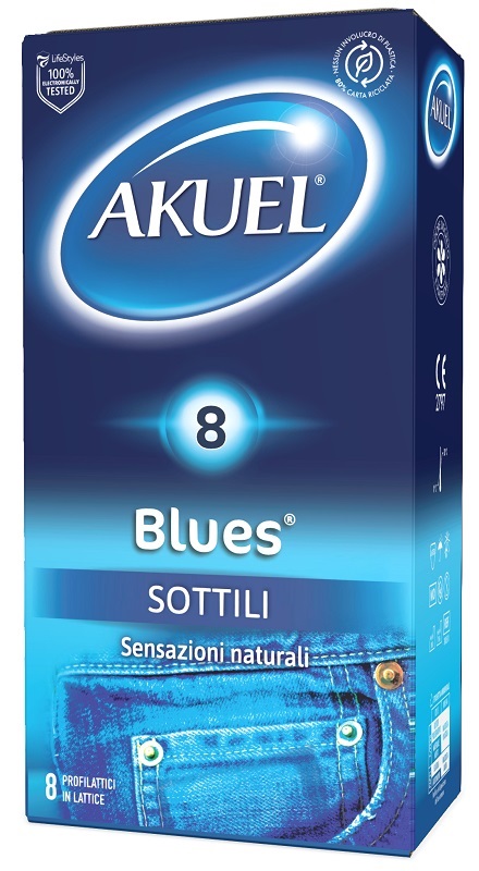 Akuel Blues Sottile 8pz