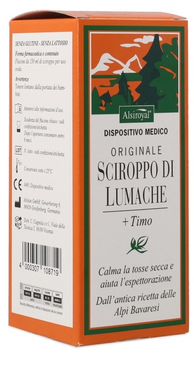 Alsitan Sciroppo Lumache Orig