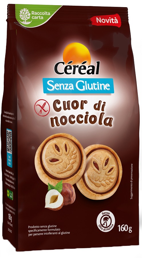 Cereal Sg Cuor Di Nocciola160g