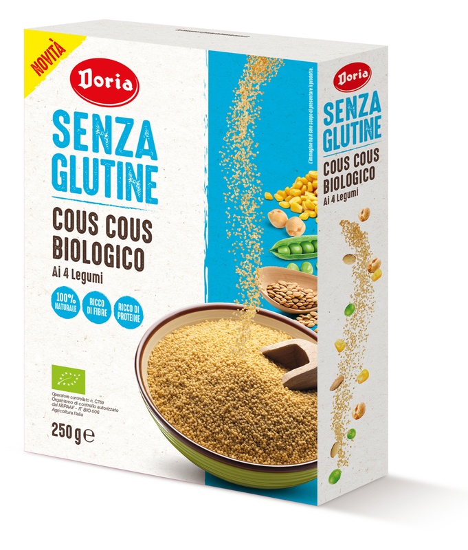 Doria Cous Cous Bio 4 Legumi