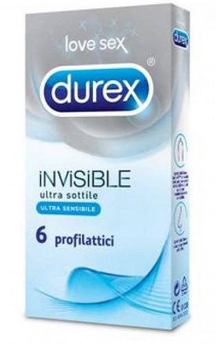 Durex Invisible 6 Pezzi