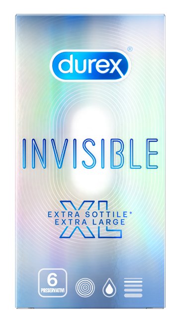 Durex Invisible Xl 6pz