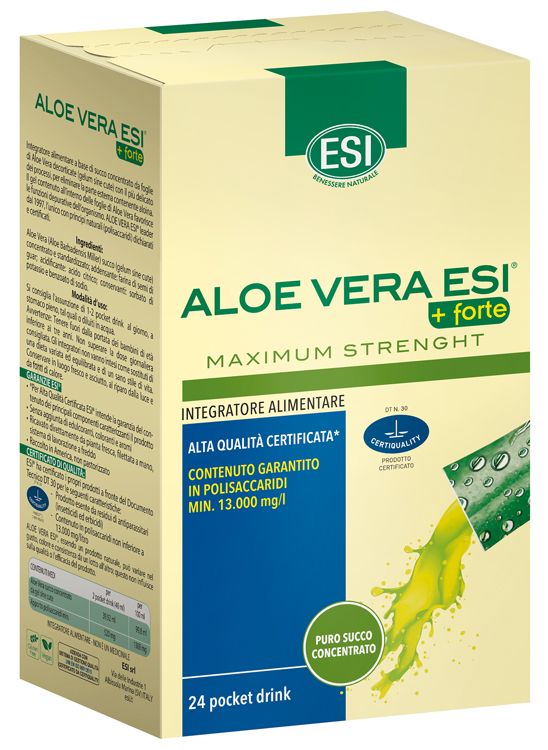 Esi Aloe Vera Succo+ft 24pock