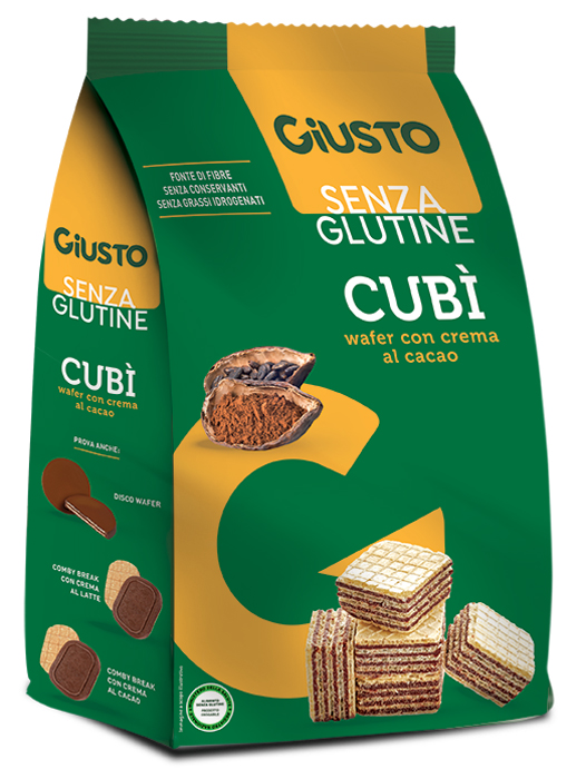 Giusto S/g Cubi’ Wafer Cac250g