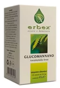 Glucomannano 100cps 430mg