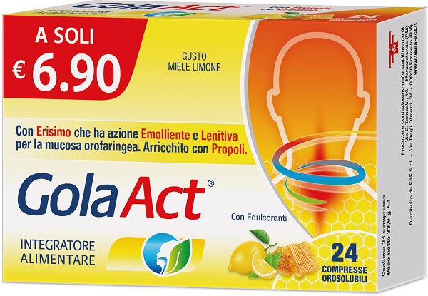 Gola Act Miele Limone 24cpr