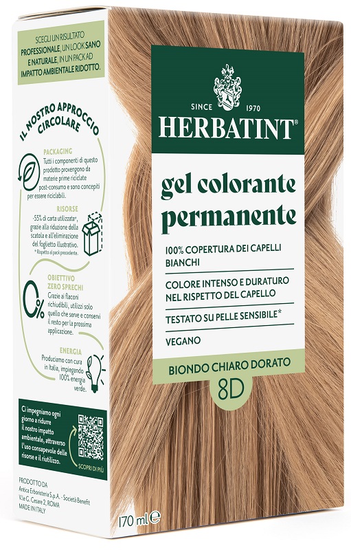 Herbatint 8d Biondo Chi Dorato