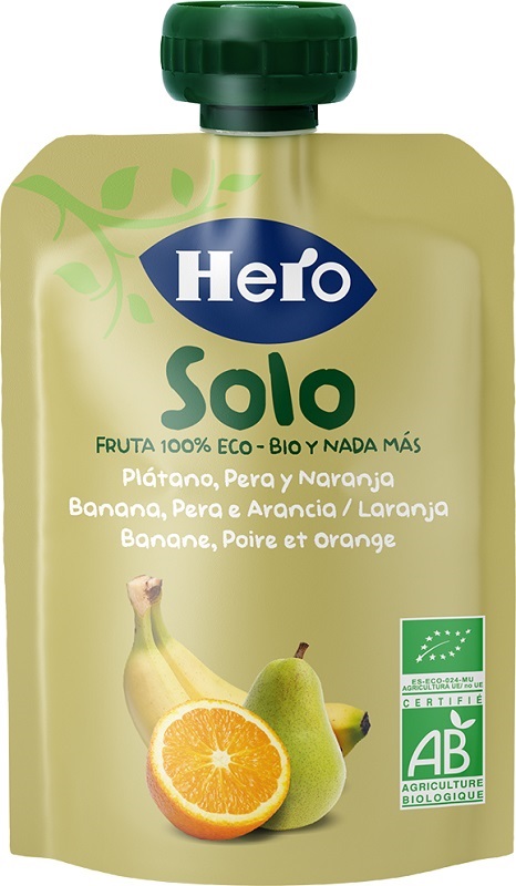 Hero Solo Frut Frul Ban/pera/a