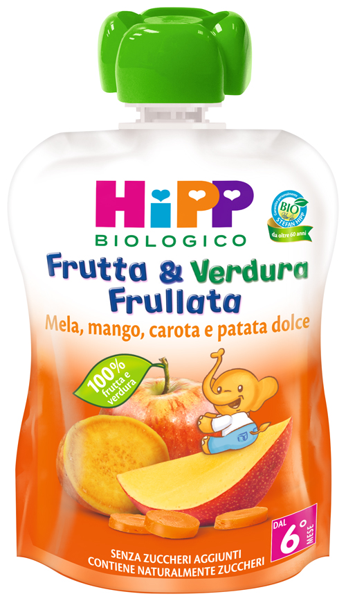 Hipp Bio Frut&ver Mel/ma/ca90g