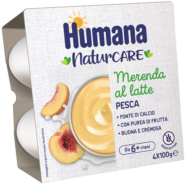 Humana Merenda Pesca 4pz 100g