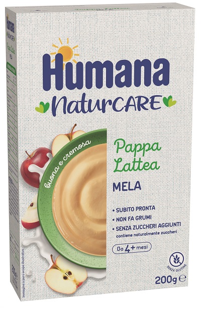 Humana Pappa Lattea Mela 200g