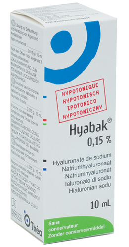 Hyabak 0,15% Sol Oftalm 10ml