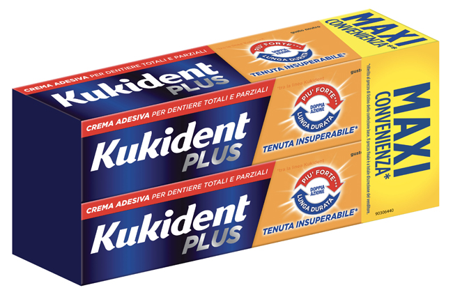 Kukident Plus Doppia Az 2x65g