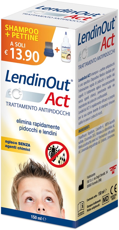 Lendinout Act A/pidocchi 150ml