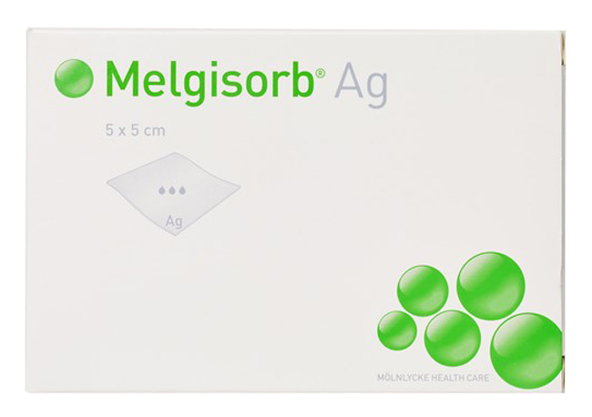 Melgisorb Ag Medicazione 5x5cm