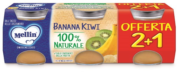 Mellin Omog Banana Kiwi 3pz