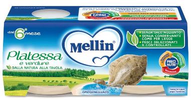 Mellin Omog Platessa 2x80g