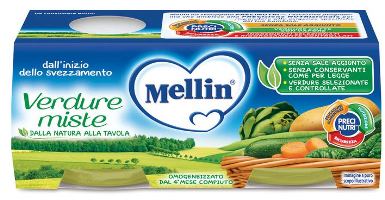 Mellin Omog Verdure 2x80g