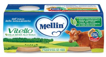 Mellin Omog Vitello 2x80g