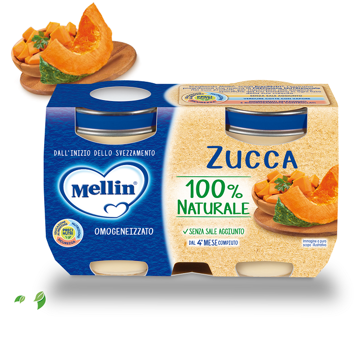 Mellin Omog Zucca 2x125g