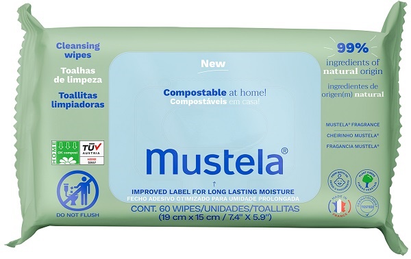 Mustela Salviette Compost 60pz