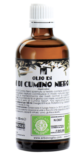 Olio Semi Cumino Nero Bio