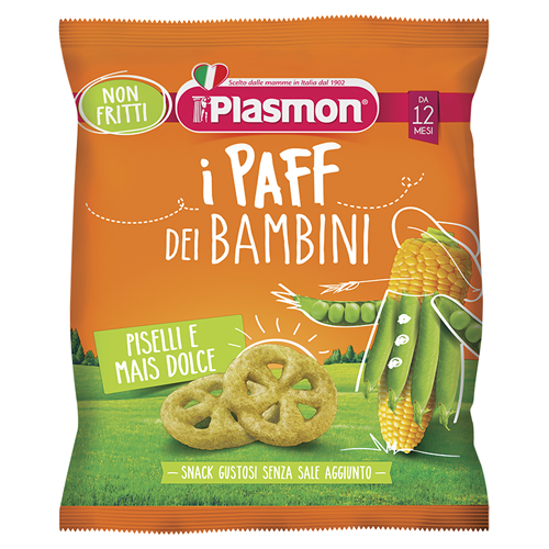 Plasmon Dry Snack Paff Pis-mai