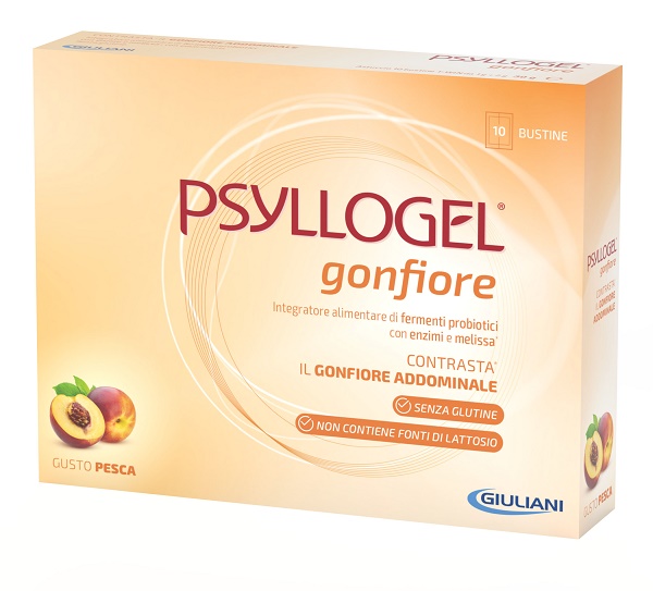 Psyllogel Gonfiore Pesca10bust