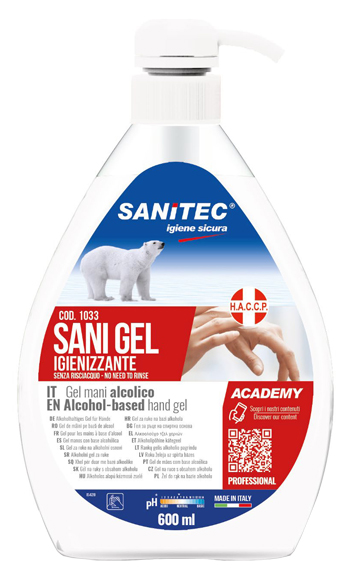 Sanitec Sani Gel Alcolico600ml