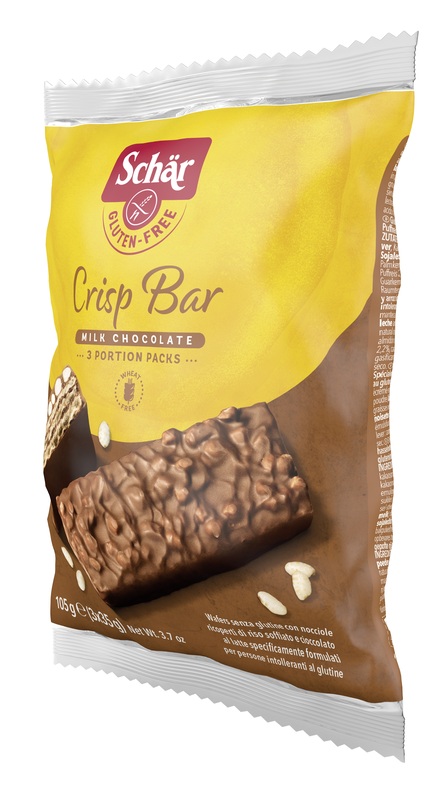 Schar Crisp Bar Cioc Latt3x35g