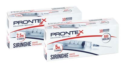 Sir Prontex 2,5ml Ago Ind 10pz