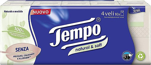 Tempo Fazz Natural&soft 10pz