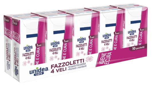 Unidea Fazzoletti 10pacch 9pz