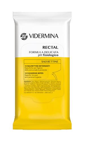 Vidermina Rectal Salviette15pz