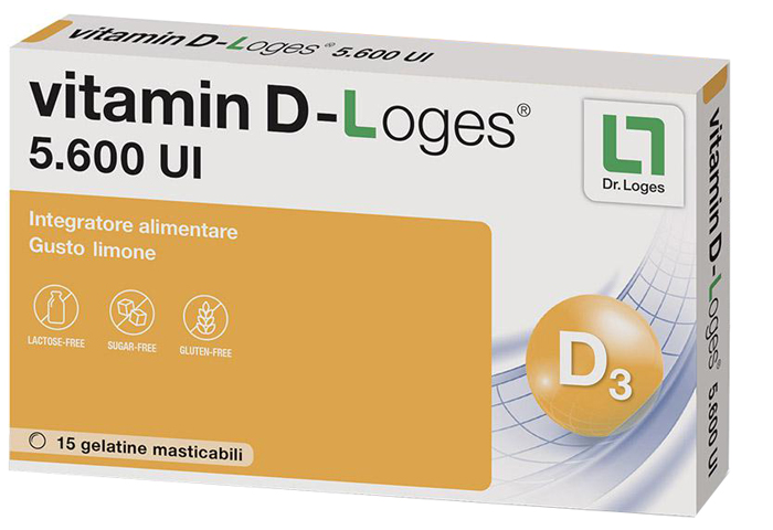 Vitamin D-loges 15gel-tabs