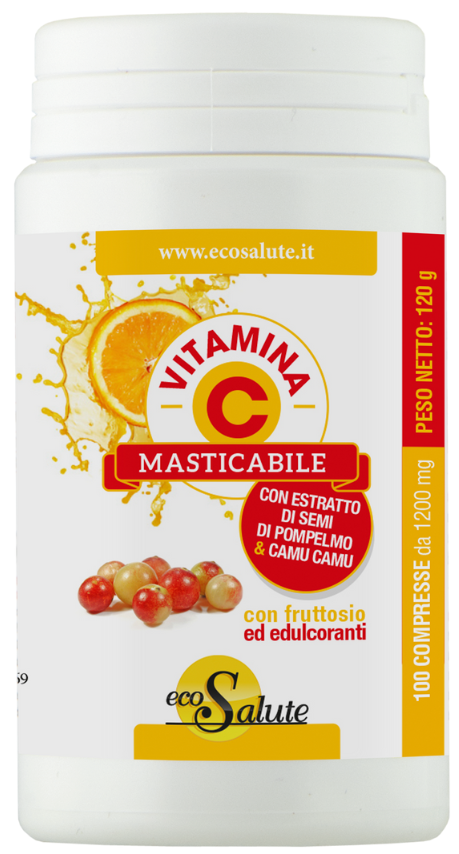 Vitamina C Mastic+camu 100cpr